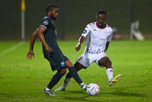 Siyanda Msani in action for Richards Bay FC