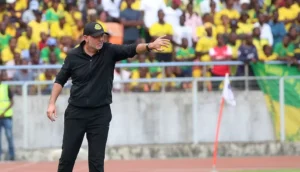 Nasredine Nabi during a game. He is linked with Kaizer Chiefs