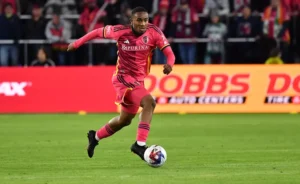 Njabulo Blom in action in the MLS