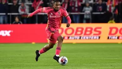 Njabulo Blom in action in the MLS