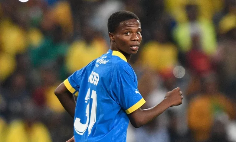 Ntando Nkosi in action for Mamelodi Sundowns