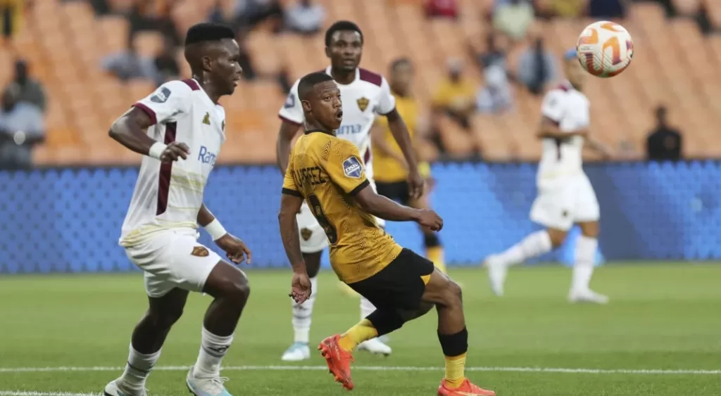 Olwethu Makhanya in action against Kaizer Chiefs in the DStv Premiership