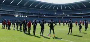 Orlando Pirates during a training session