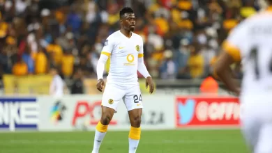 Phathutshedzo Nange in action for Kaizer Chiefs