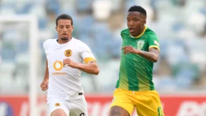 Yusuf Maart chasing on the ball-Pule Mmodi
