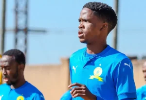 Sifiso Ngobeni during at Mamelodi Sundowns training session