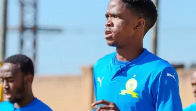 Sifiso Ngobeni during at Mamelodi Sundowns training session