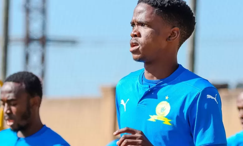 Sifiso Ngobeni during at Mamelodi Sundowns training session