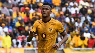 Siyabonga Ngezana in action for Kaizer Chiefs