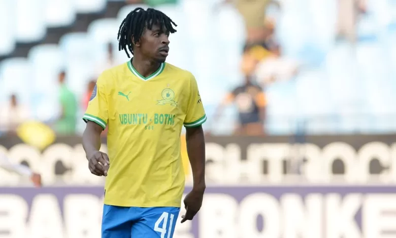 Terrence Mashego in action for Mamelodi Sundowns in the DStv Premiership