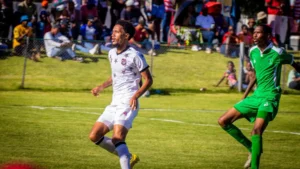 Wendell Rudath in action for Jwaneng Galaxy