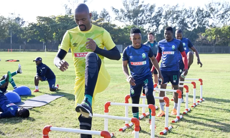 AmaZulu FC players during the training session