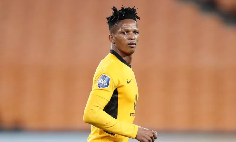 Austin Dube in action for Kaizer Chiefs
