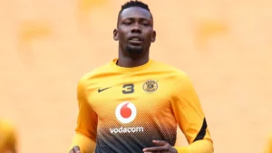Erick Mathoho in Kaizer Chiefs colours