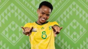 Banyana Banyana frontwoman Hildah Magaia.