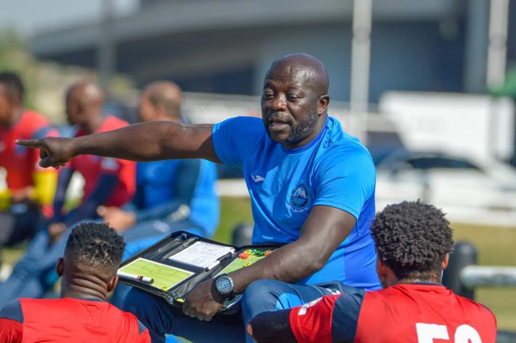 Kaitano Tembo during a training session at Richards Bay FC. Photo by Richards Bay