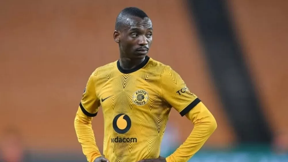 Khama Billiat in Kaizer Chiefs colours.