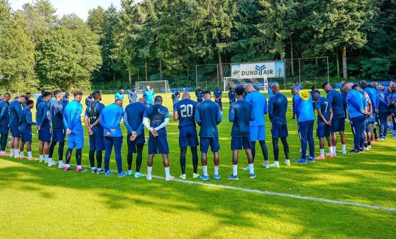 Mamelodi Sundowns at the pre-season camp in Netherlands