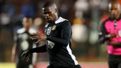 Orlando Pirates midfielder Siphelo Baloni during his time at All Stars