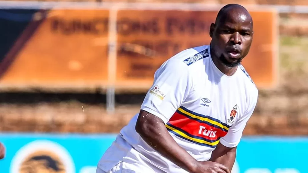 Former Kaizer Chiefs striker Collins Mbesuma during his time at the University of Pretoria