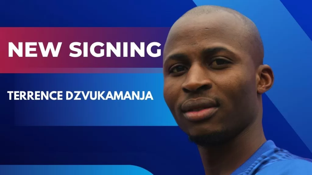 Terrence Dzvukamanja unveiled by SuperSport United.