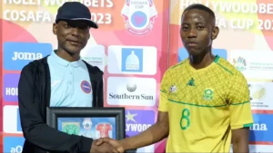 Bafana Bafana midfielder Thabo Cele