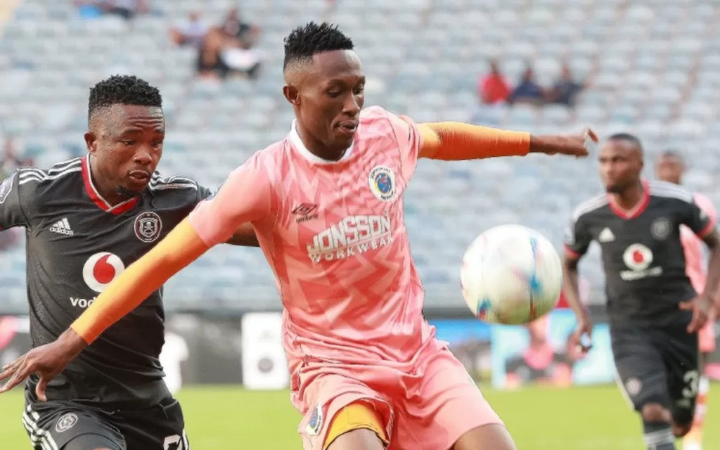 Thapelo Maseko in action for SuperSport