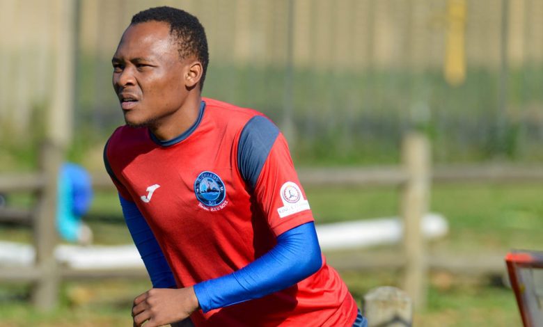 Thato Mohlamme during Richards Bay FC training