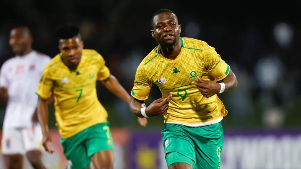 Bafana Bafana striker Tshegofatso Mabasa
