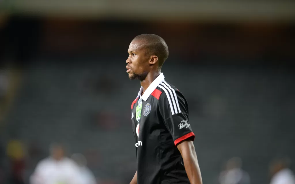 Fromer Orlando Pirates defender Tshepo Gumede training with Maritzburg United 