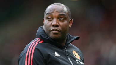 Benni McCarthy while at Manchester United