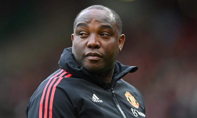 Benni McCarthy while at Manchester United