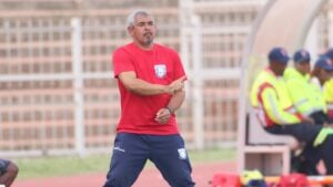 Magesi FC coach Clinton Larsen.