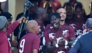 Daniel Gozar in Moroka Swallows colours