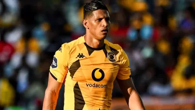 Edson Castillo in action for Kaizer Chiefs