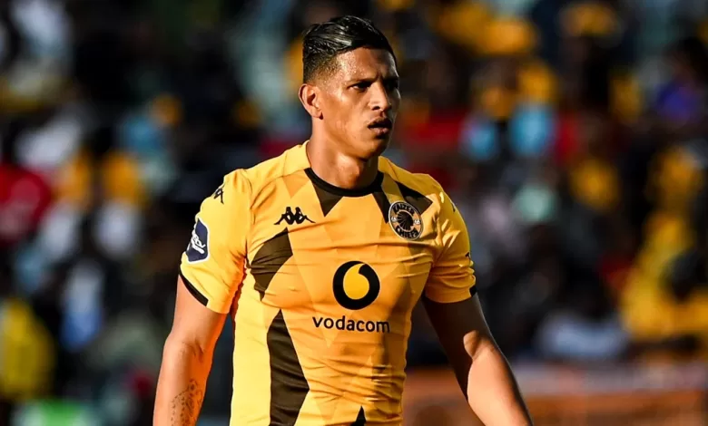 Edson Castillo in action for Kaizer Chiefs