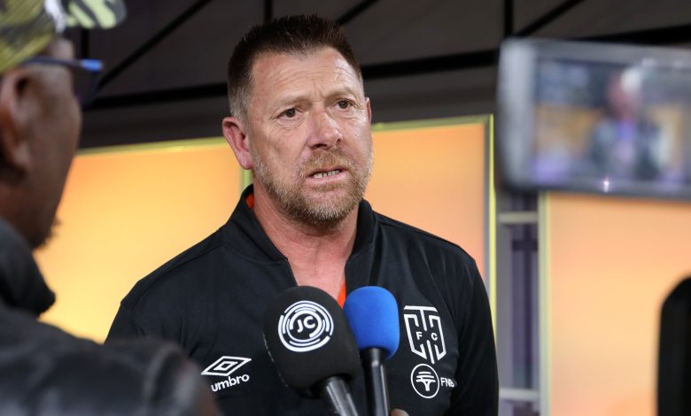 Eric Tinkler of Cape Town City FC