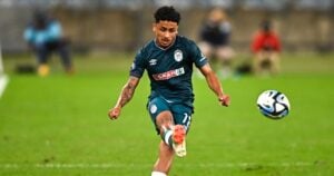 AmaZulu FC midfielder Ethan Brooks in action in the DStv Premiership