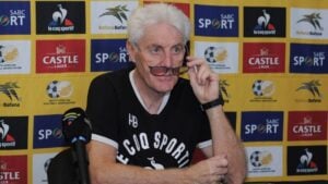 Bafana Bafana head coach Hugo Broos.