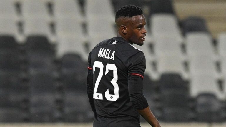 Orlando Pirates captain Innocent Maela.