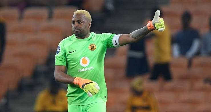 Itumeleng Khune in action for Kaizer Chiefs