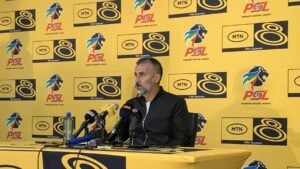 Orlando Pirates head coach Jose Riveiro.