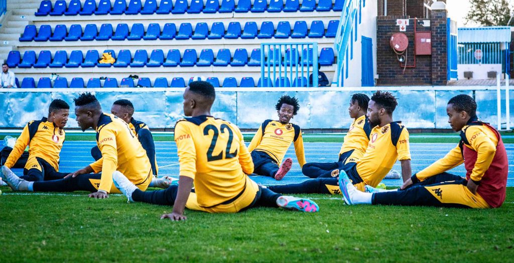 Kaizer Chiefs during the training session