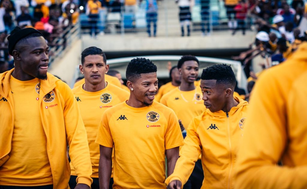 Kaizer Chiefs players before a game