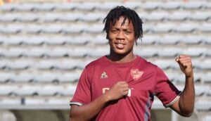 Kgaogelo Sekgota of Stellenbosch FC