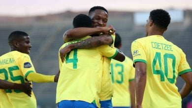 Mamelodi Sundowns during their 4-0 win over Golden Arrows