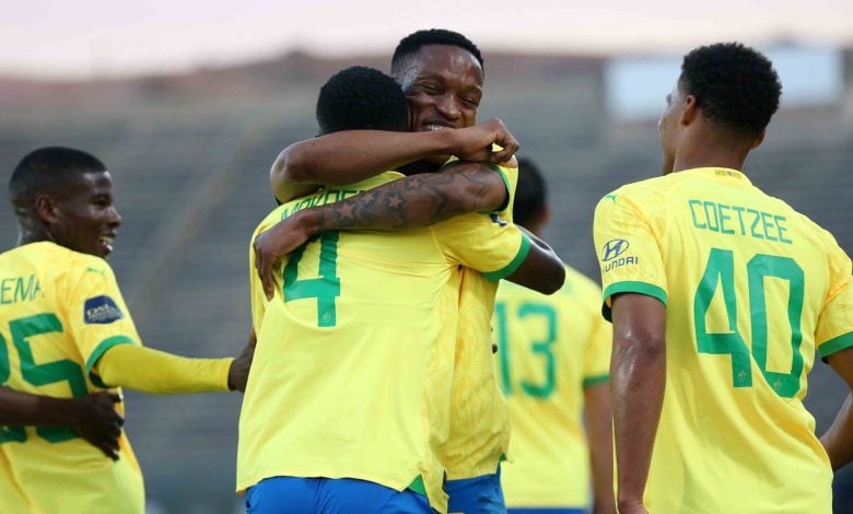 Mamelodi Sundowns during their 4-0 win over Golden Arrows