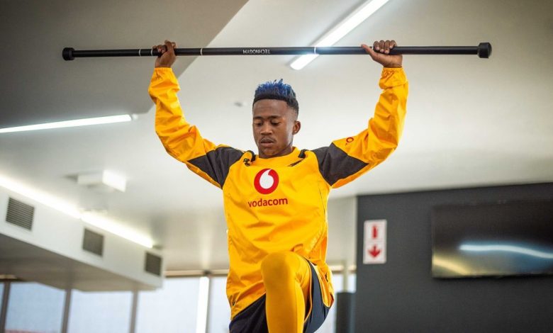 Mduduzi Shabalala at the gym