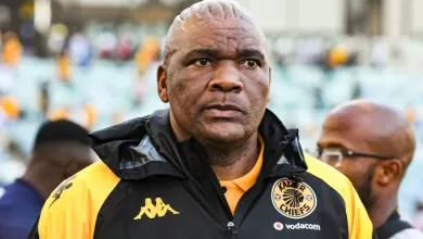 Kaizer Chiefs coach Molefi Ntseki before a game. He has responded to Bafana Bafana's Hugo Broos