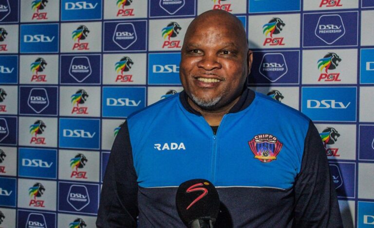 Chippa United head coach Morgan Mammila